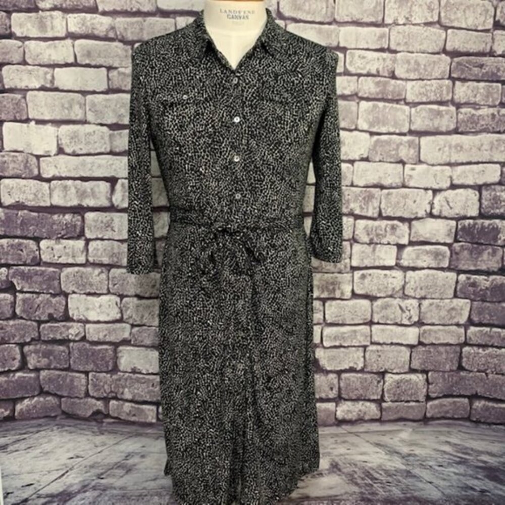 Charter Club 3/4 Sleeve Dress W/ Matching Belt